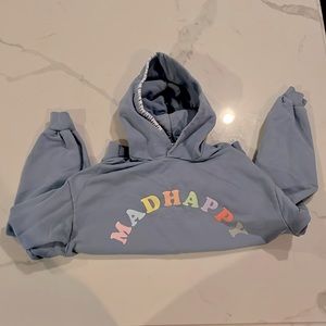 MadHappy pastel blue hoodie